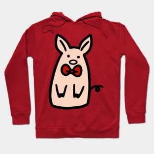 Bow Tie Piggy Hoodie